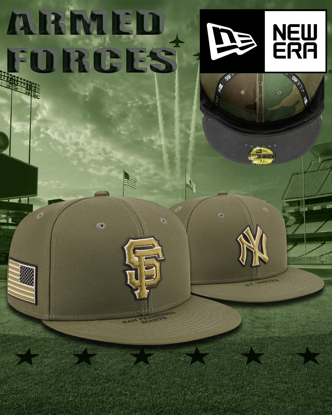 2026 MLB Armed Forces Weekend Collection by New Era – tagged 