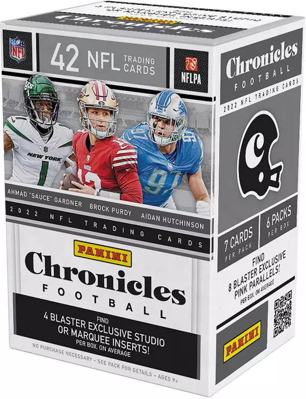 CAJA BLASTER DE CRÓNICAS PANINI DE LA NFL 2022