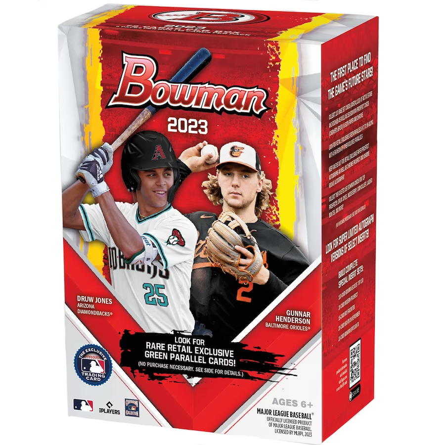CAJA DE BLASTER DE BÉISBOL BOWMAN DE LA MLB 2023