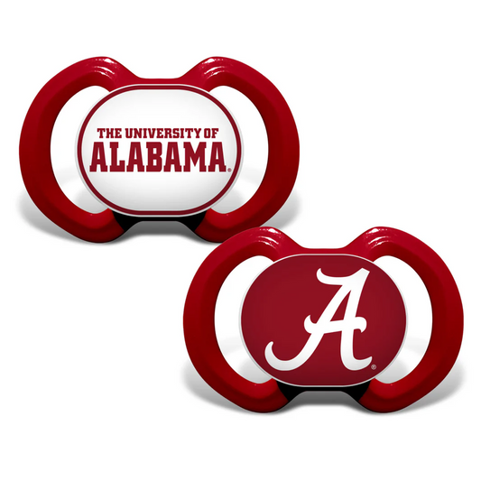 ALABAMA CRIMSON TIDE 2-PACK PACIFIERS