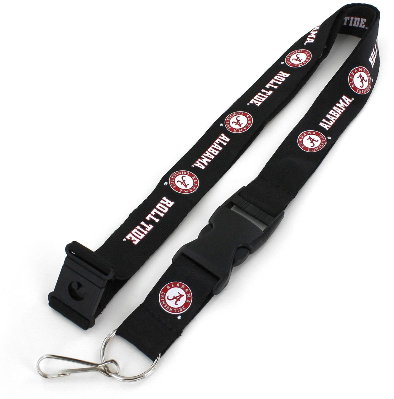 ALABAMA CRIMSON TIDE LANYARD - BLACK