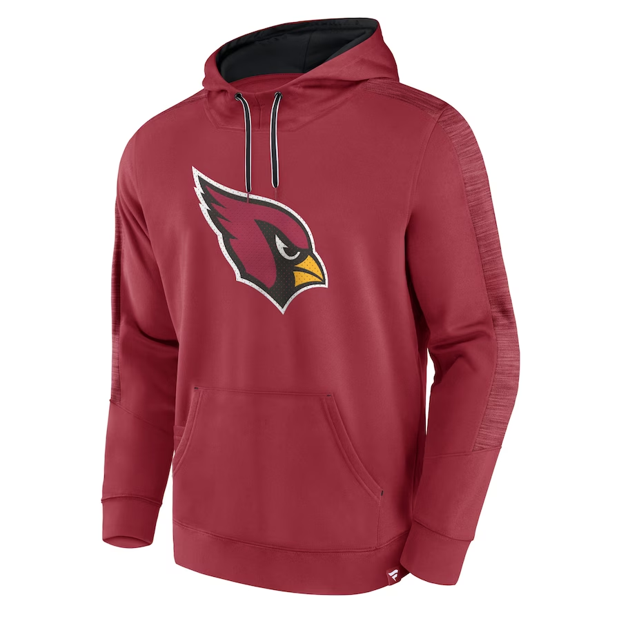 ARIZONA CARDINALS MEN'S DEFENDER EVO PULLOVER HOODED SWEATSHIRT