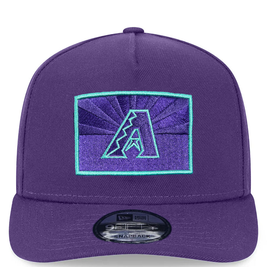 ARIZONA DIAMONDBACKS 2025 MLB CITY CONNECT ALTERNATE A-FRAME 9FIFTY SNAPBACK HAT - PURPLE