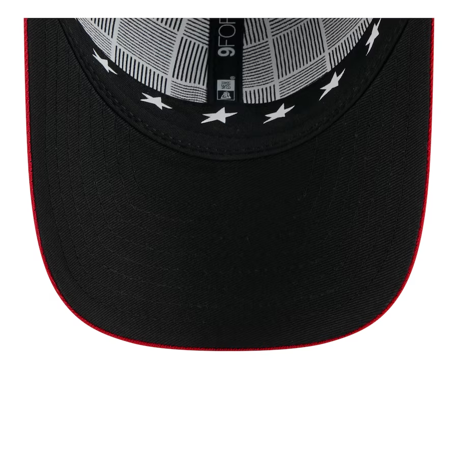 ATLANTA BRAVES 2025 MLB ALL-STAR GAME 9FORTY M-CROWN ADJUSTABLE HAT - NAVY/RED