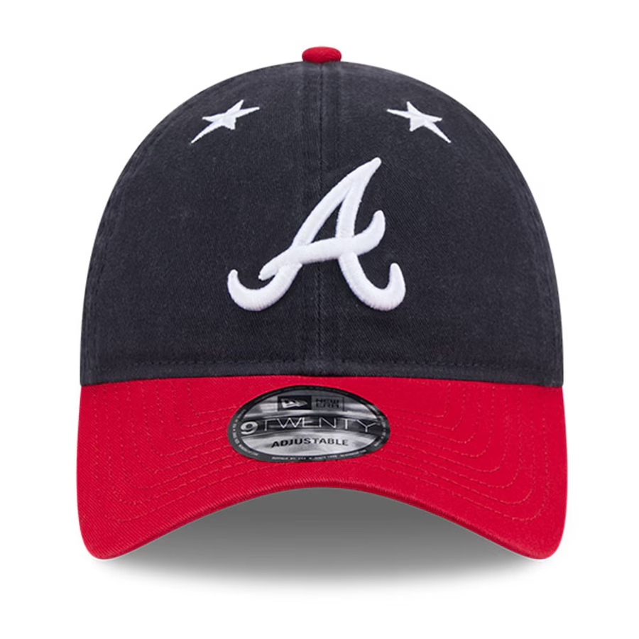 ATLANTA BRAVES 2025 MLB ALL-STAR GAME 9TWENTY ADJUSTABLE HAT - NAVY/RED