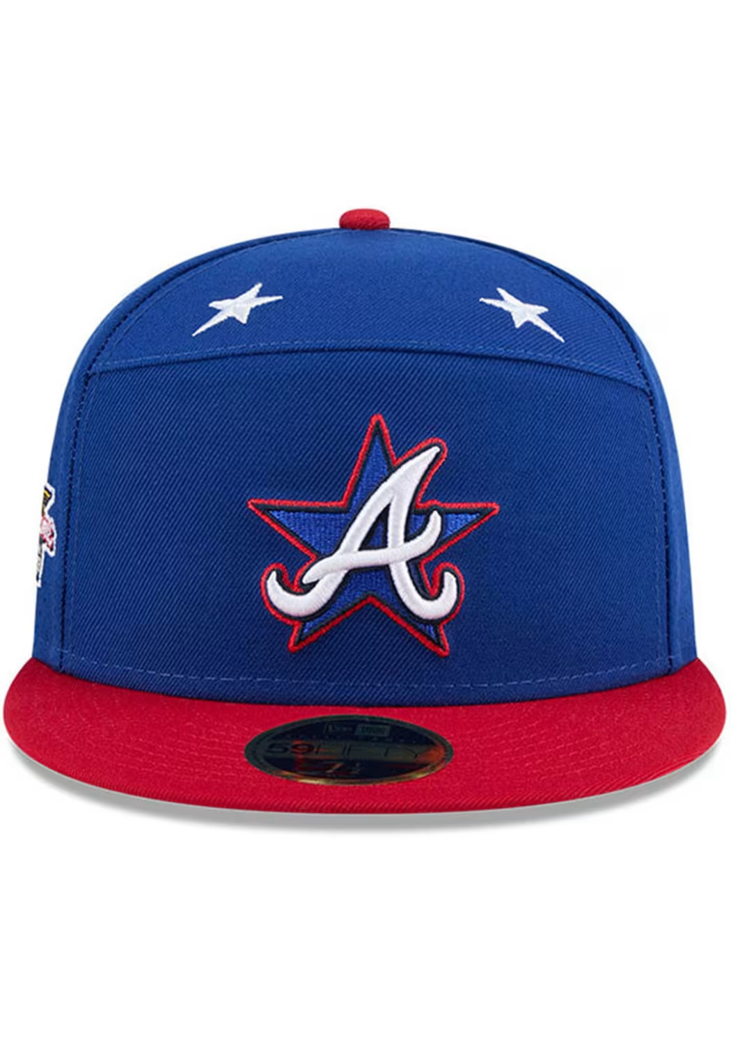 ATLANTA BRAVES 2025 MLB ALL-STAR GAME WORKOUT SPLIT PANEL 59FIFTY FITTED HAT