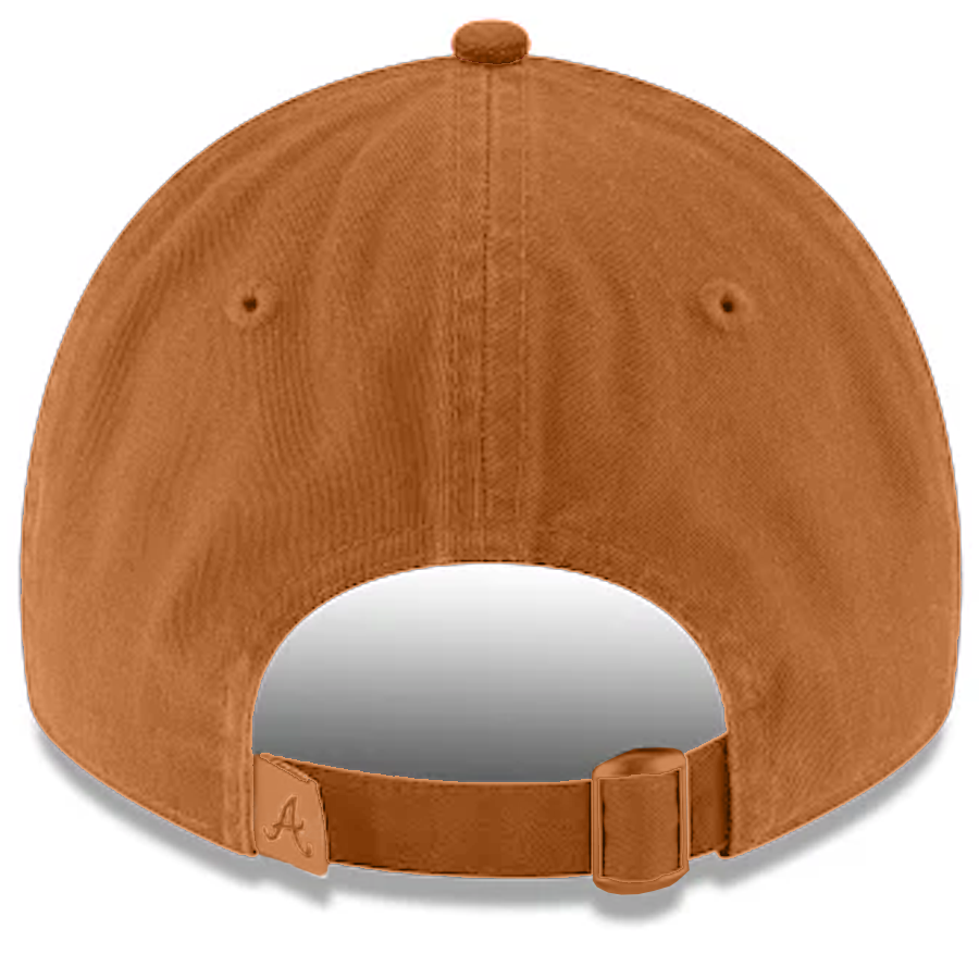 ATLANTA BRAVES COLOR PACK 9TWENTY ADJUSTABLE HAT - LIGHT BRONZE