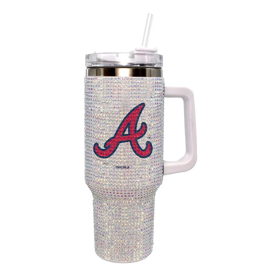 ATLANTA BRAVES THE MEMORY COMPANY 40 OZ BLING COLOSSAL TUMBLER