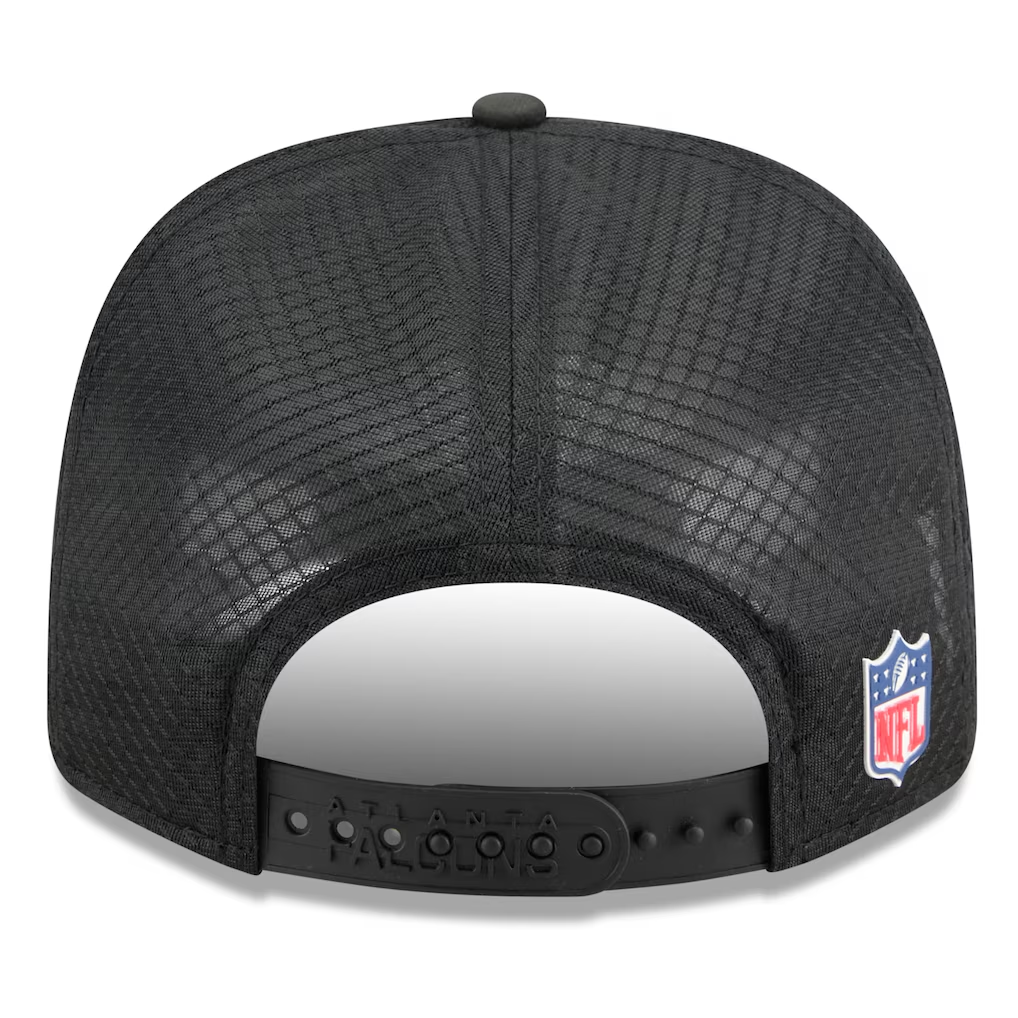 ATLANTA FALCONS 2025 NFL SIDELINE 9SEVENTY STRETCH-SNAP ADJUSTABLE HAT - BLACK