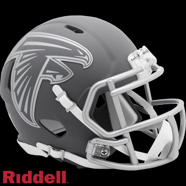 falcons new football helmets Riddell Atlanta Falcons Slate Speed Mini Football Helmet