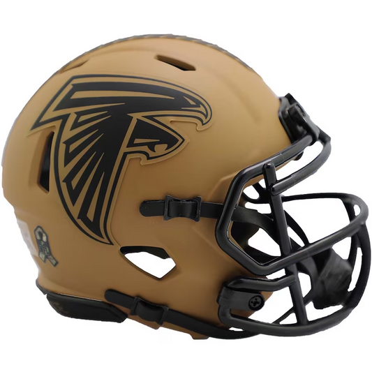 ATLANTA FALCONS RIDDELL 2023 SALUTE TO SERVICE MINI SPEED HELMET