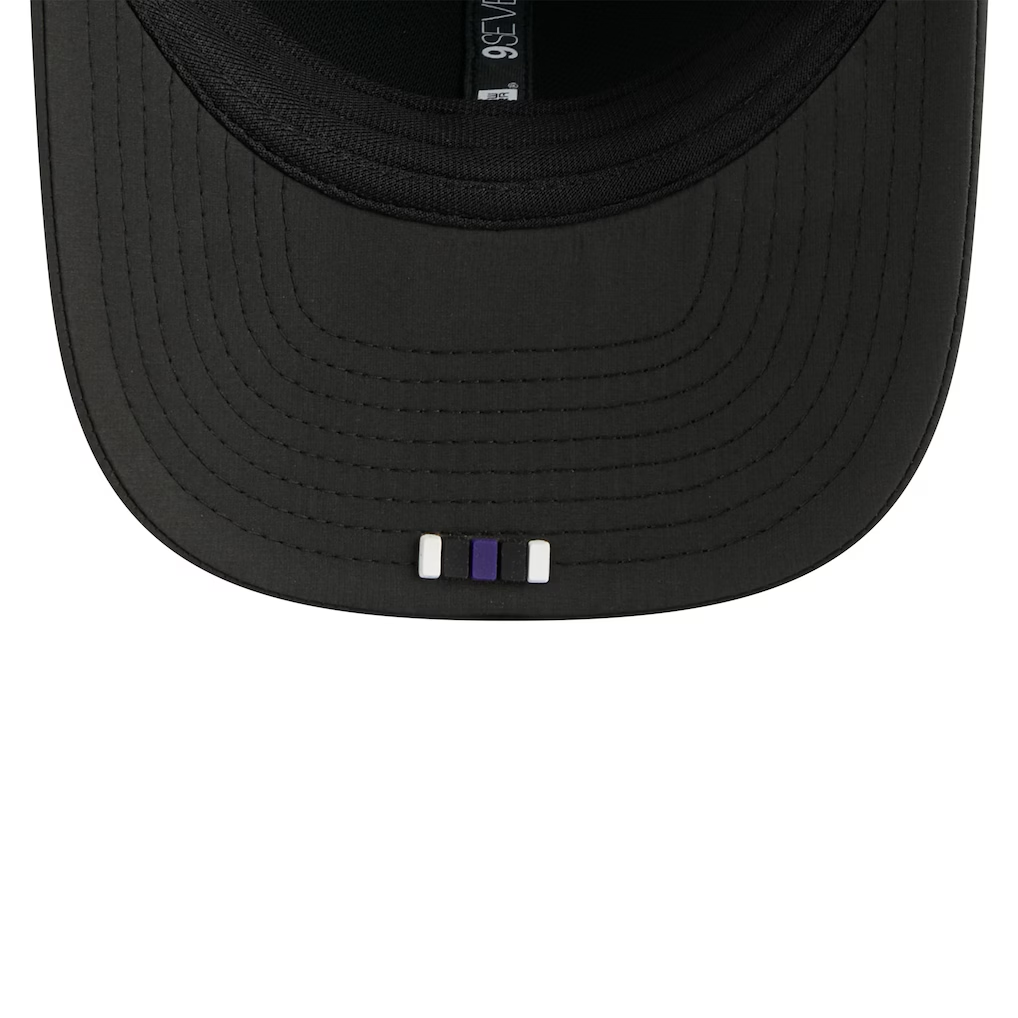 BALTIMORE RAVENS 2025 NFL SIDELINE 9SEVENTY STRETCH-SNAP ADJUSTABLE HAT - BLACK