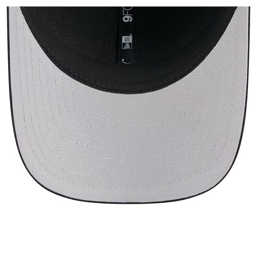 BALTIMORE RAVENS TEAM COLLECTION 9FORTY M-CROWN SNAPBACK ADJUSTABLE HAT - BLACK