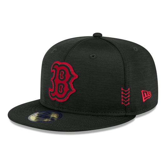 BOSTON RED SOX 2024 CLUBHOUSE 59FIFTY FITTED HAT - GRAY