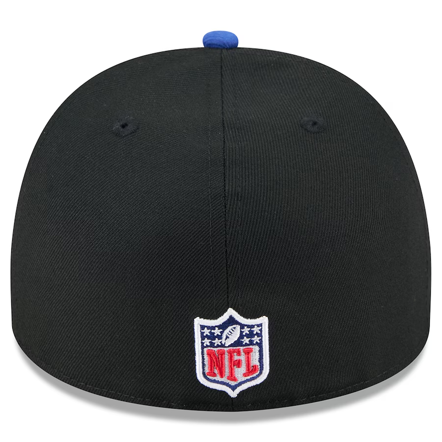 BUFFALO BILLS 2025 NFL DRAFT A-FRAME 59FIFTY FITTED HAT - CHROME WHITE/BLUE