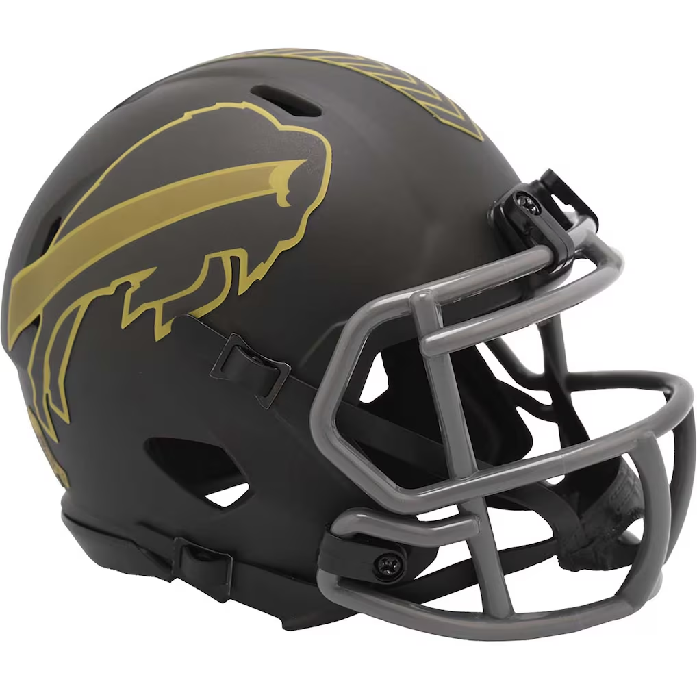 buffalo bills mini football helmet BUFFALO BILLS 2025 NFL SALUTE TO SERVICE RIDDELL SPEED MINI HELMET – JR'S SPORTS