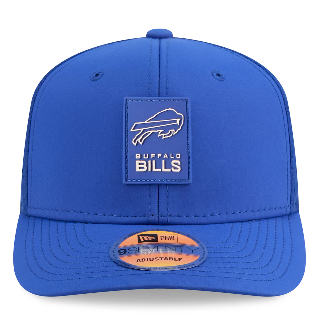 BUFFALO BILLS 2025 NFL SIDELINE 9SEVENTY STRETCH-SNAP ADJUSTABLE HAT - BLUE
