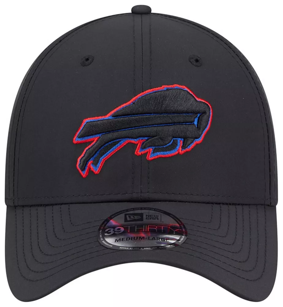 BUFFALO BILLS BLACK NIGHT 39THIRTY FLEX FIT HAT - BLACK