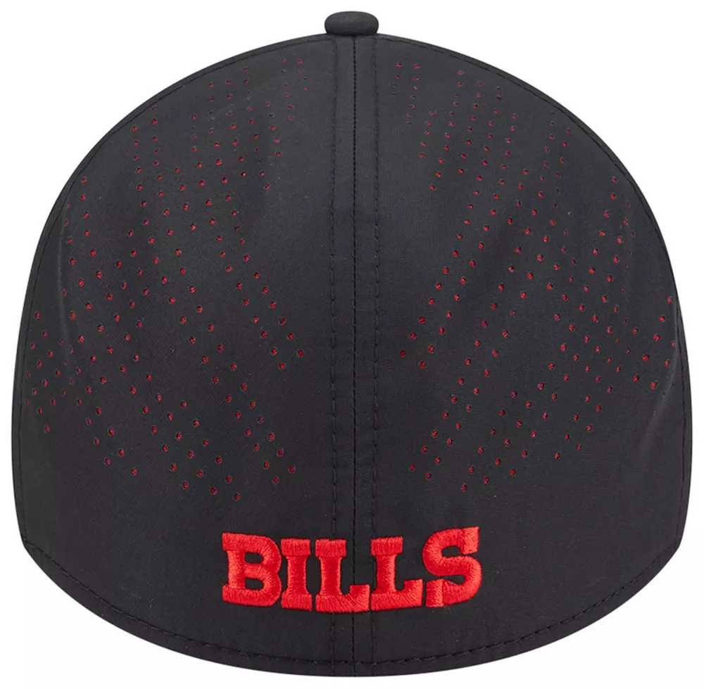 BUFFALO BILLS BLACK NIGHT 39THIRTY FLEX FIT HAT - BLACK