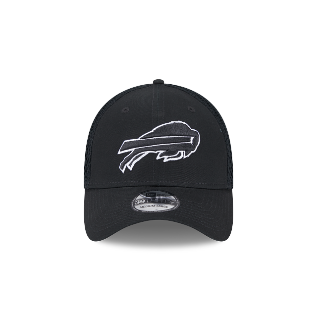 BUFFALO BILLS EVERGREEN NEO 39THIRTY FLEX FIT HAT - BLACK/WHITE