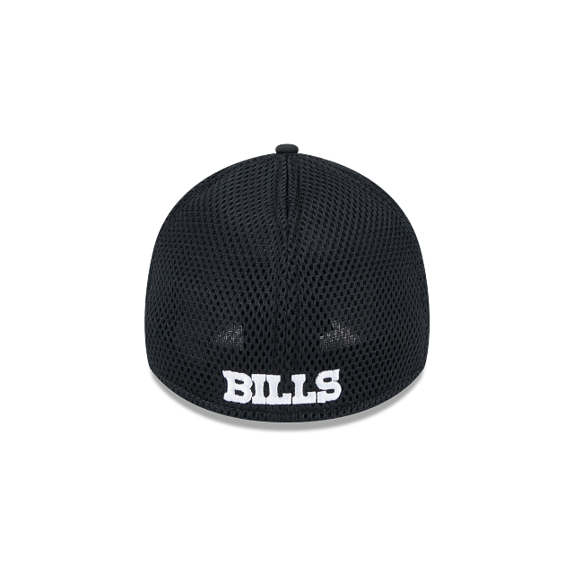 BUFFALO BILLS EVERGREEN NEO 39THIRTY FLEX FIT HAT - BLACK/WHITE