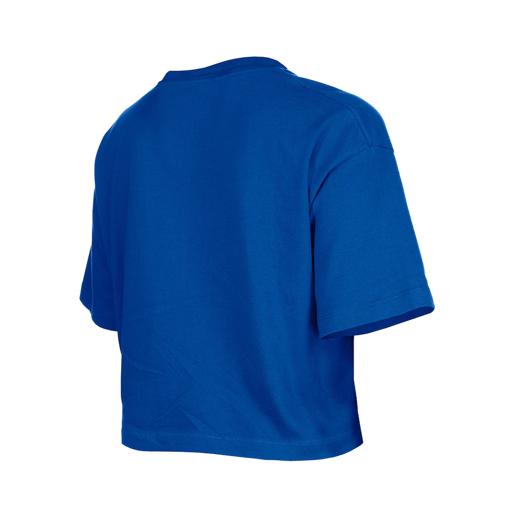 BUFFALO BILLS GIRLS NEW ERA  FOOTBALL FLIP SEQUINS BOXY T-SHIRT - BLUE
