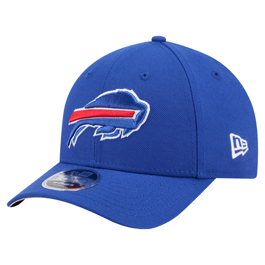 BUFFALO BILLS TEAM COLLECTION 9FORTY M-CROWN SNAPBACK ADJUSTABLE HAT - BLUE