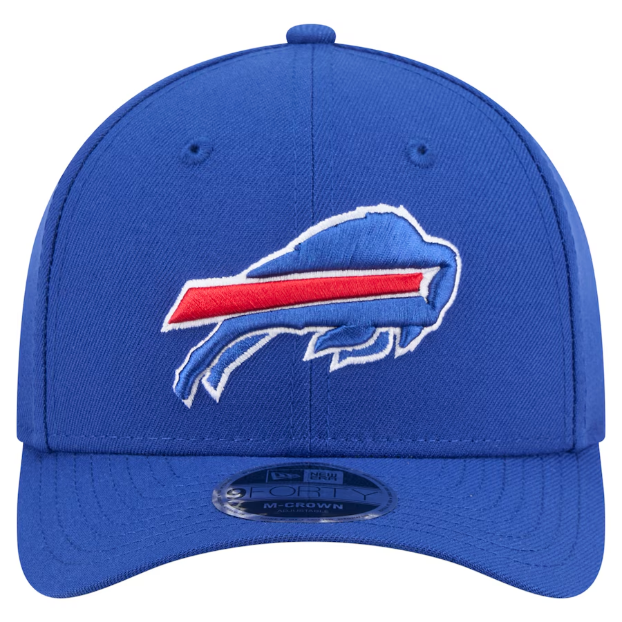 BUFFALO BILLS TEAM COLLECTION 9FORTY M-CROWN SNAPBACK ADJUSTABLE HAT - BLUE