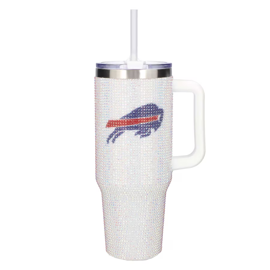 BUFFALO BILLS THE MEMORY COMPANY 40 OZ BLING COLOSSAL TUMBLER