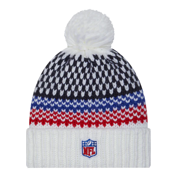 BUFFALO BILLS WOMEN'S 2023 NFL SIDELINE CUFFED KNIT WITH POM