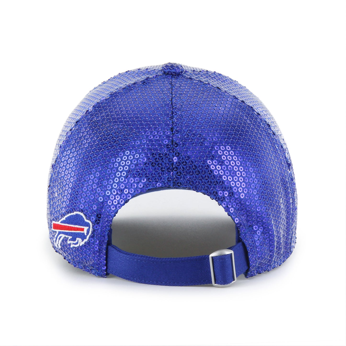 BUFFALO BILLS WOMEN'S '47 BRAND DAZZLE LOGO CLEAN UP ADJUSTABLE HAT - BLUE