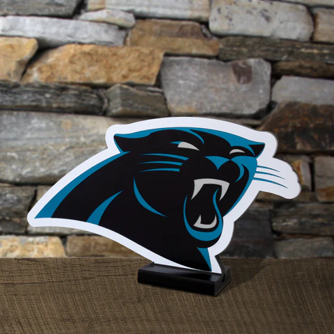 CAROLINA PANTHERS LED INFINITY LOGO LIGHT