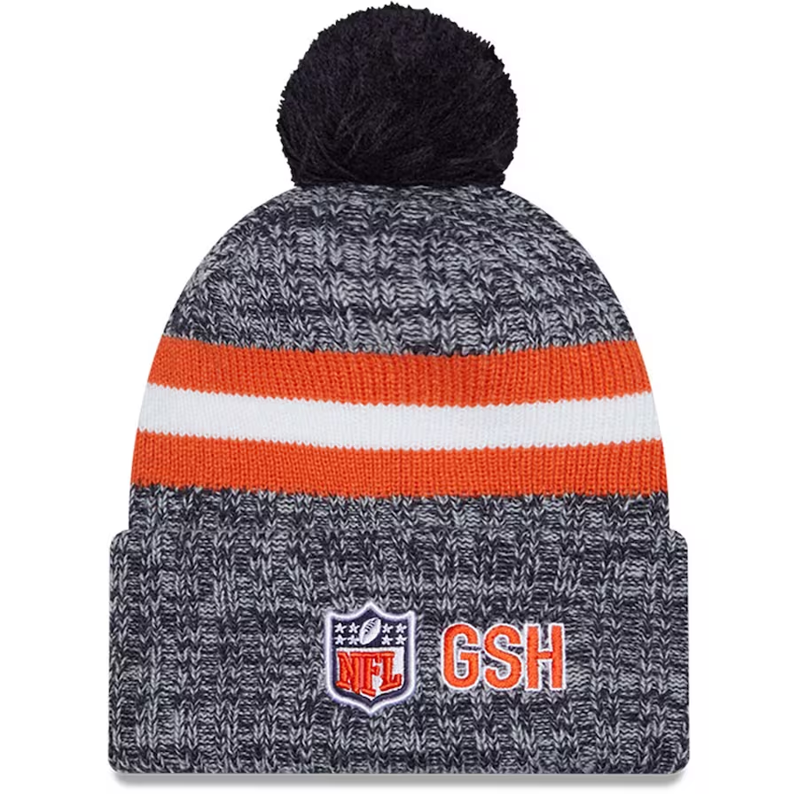 CHICAGO BEARS 2023 NFL SIDELINE CUFFED KNIT WITH POM
