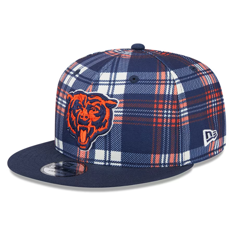 CHICAGO BEARS 2024 NFL SIDELINE STATEMENT 9FIFTY SNAPBACK HAT NAVY JR S SPORTS