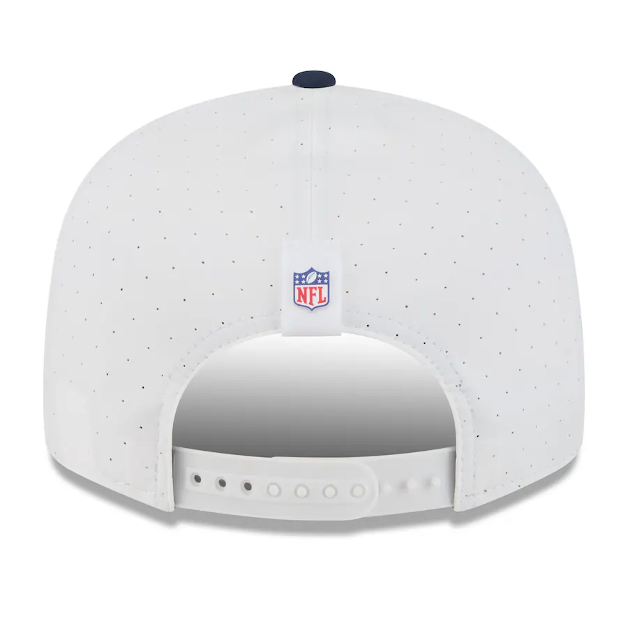 CHICAGO BEARS 2025 NFL TRAINING CAMP 9FIFTY SPLIT PANEL SNAPBACK HAT - WHITE