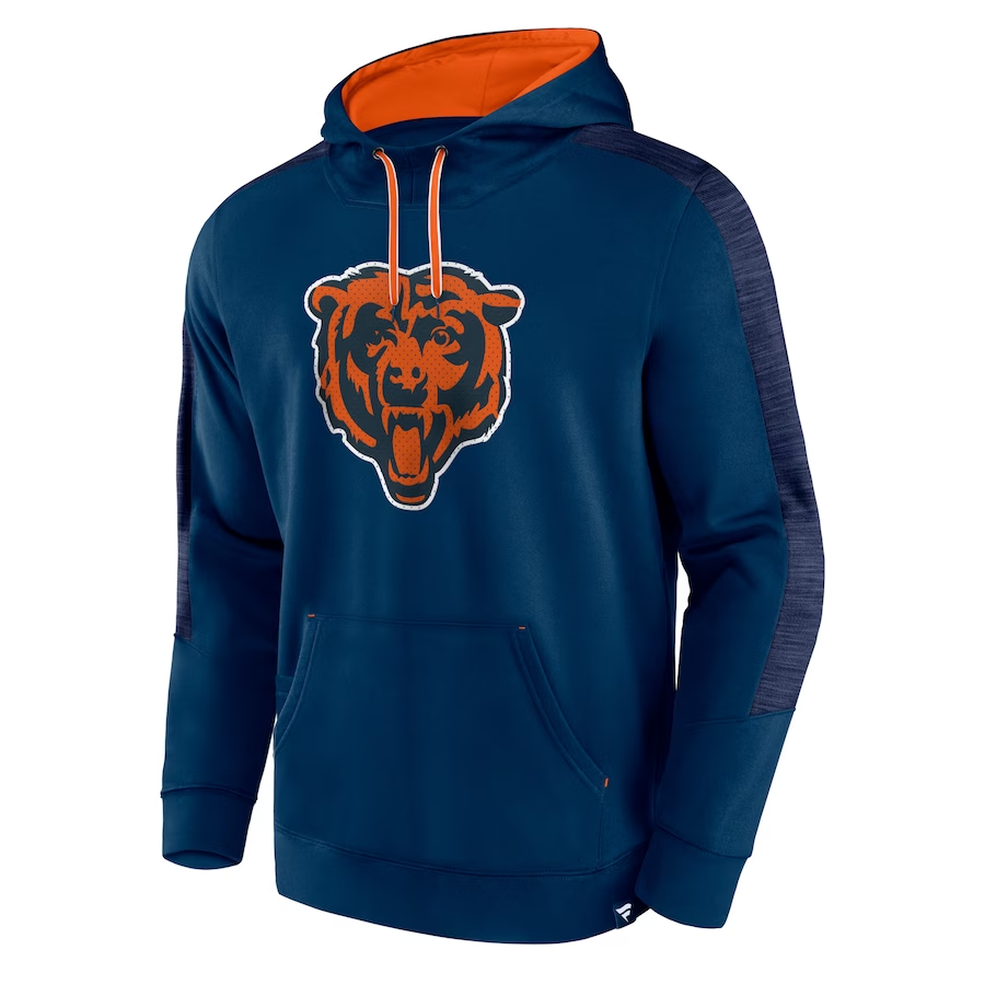 CHICAGO BEARS MEN'S DEFENDER EVO PULLOVER HOODED SWEATSHIRT