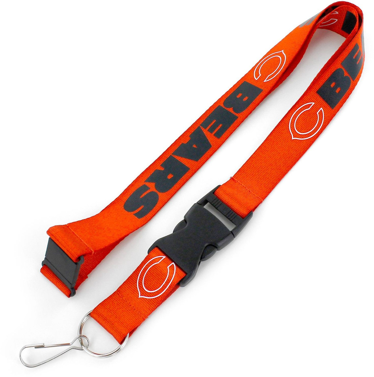 CHICAGO BEARS TEAM LANYARD - ORANGE