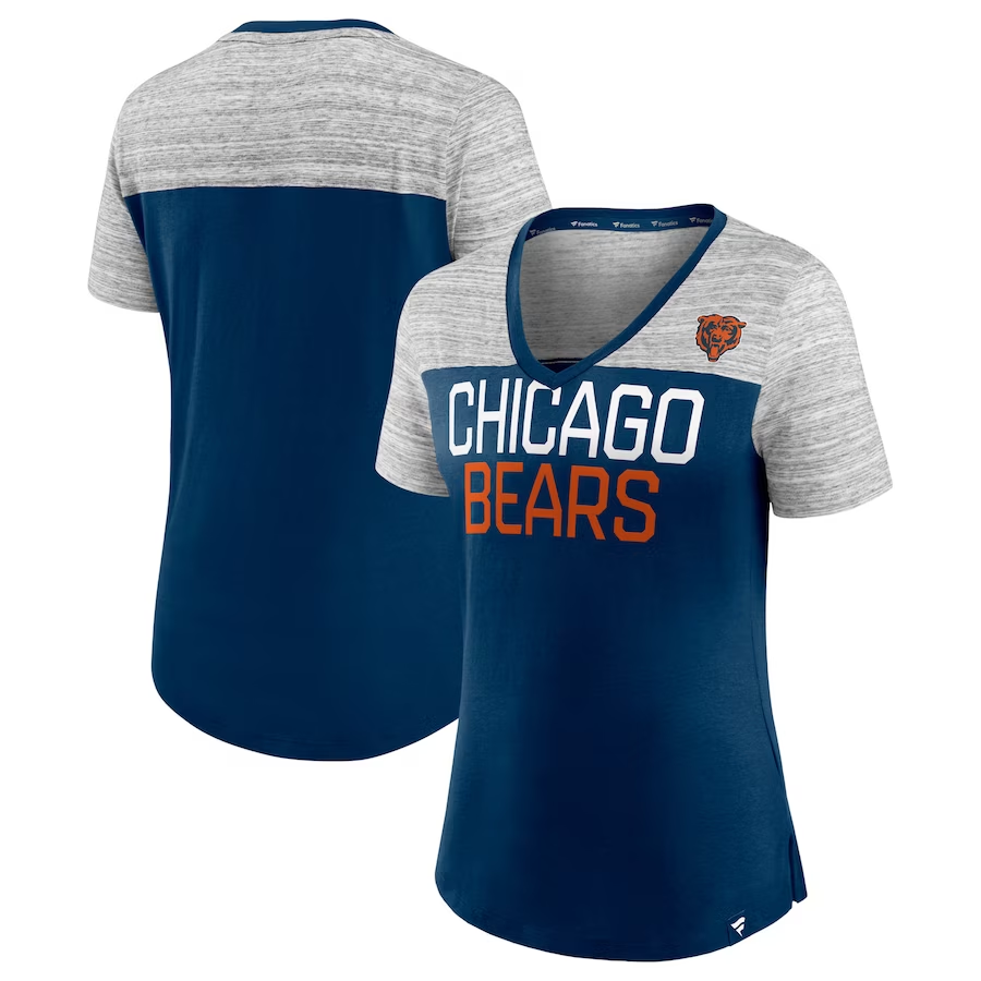 CHICAGO BEARS WOMEN S CLOSE QUARTER T SHIRT JR S SPORTS