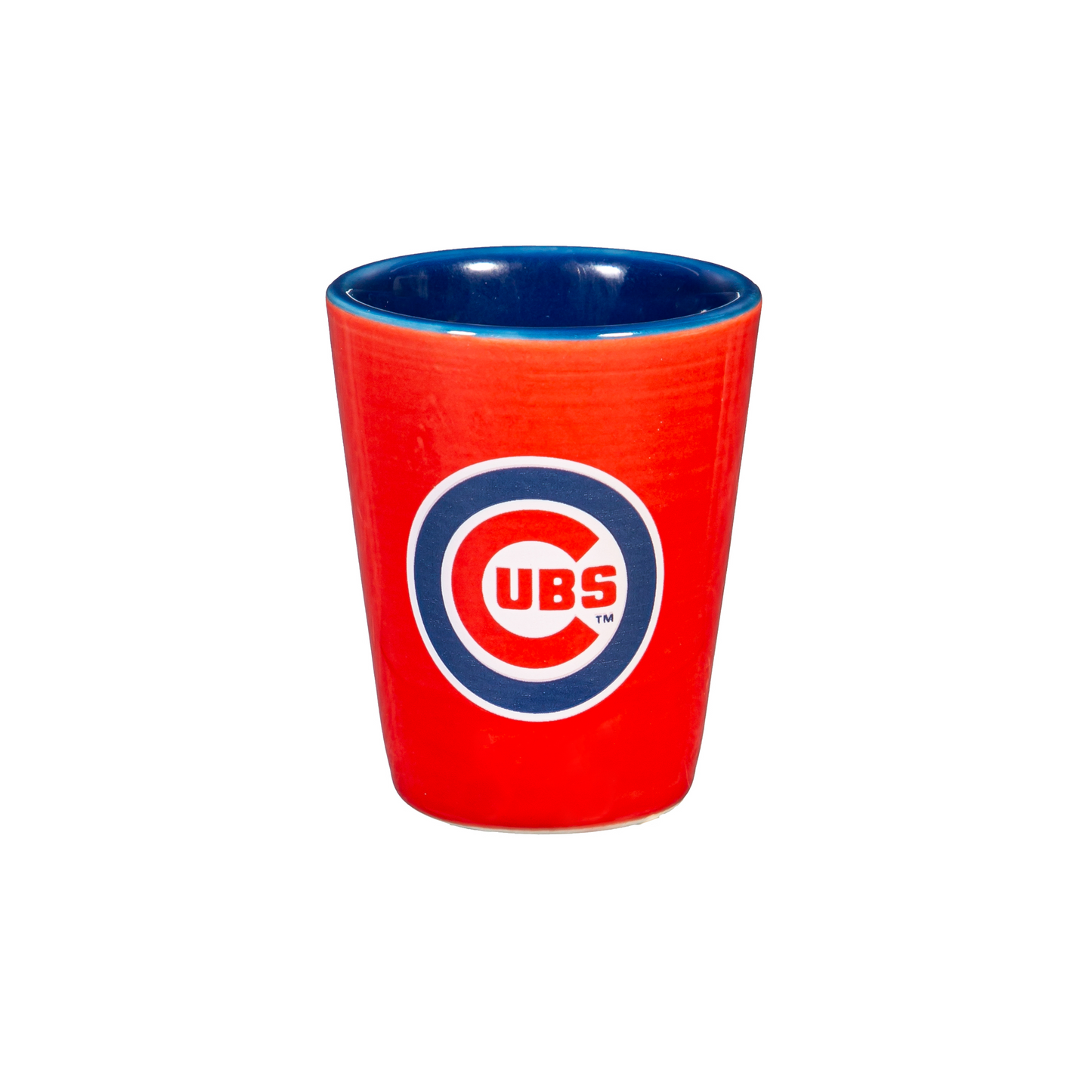 CHICAGO CUBS 2 OZ. TEAM SHOT GLASS - RED