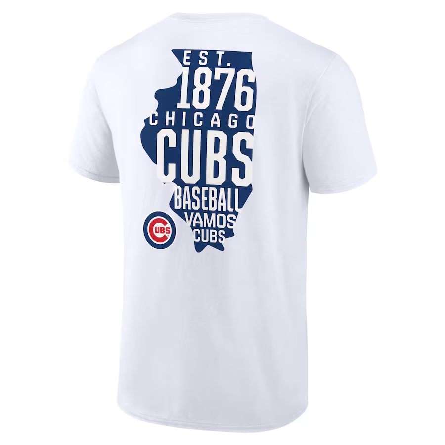CHICAGO CUBS MEN'S HOMETOWN SHOT SHOT T-SHIRT