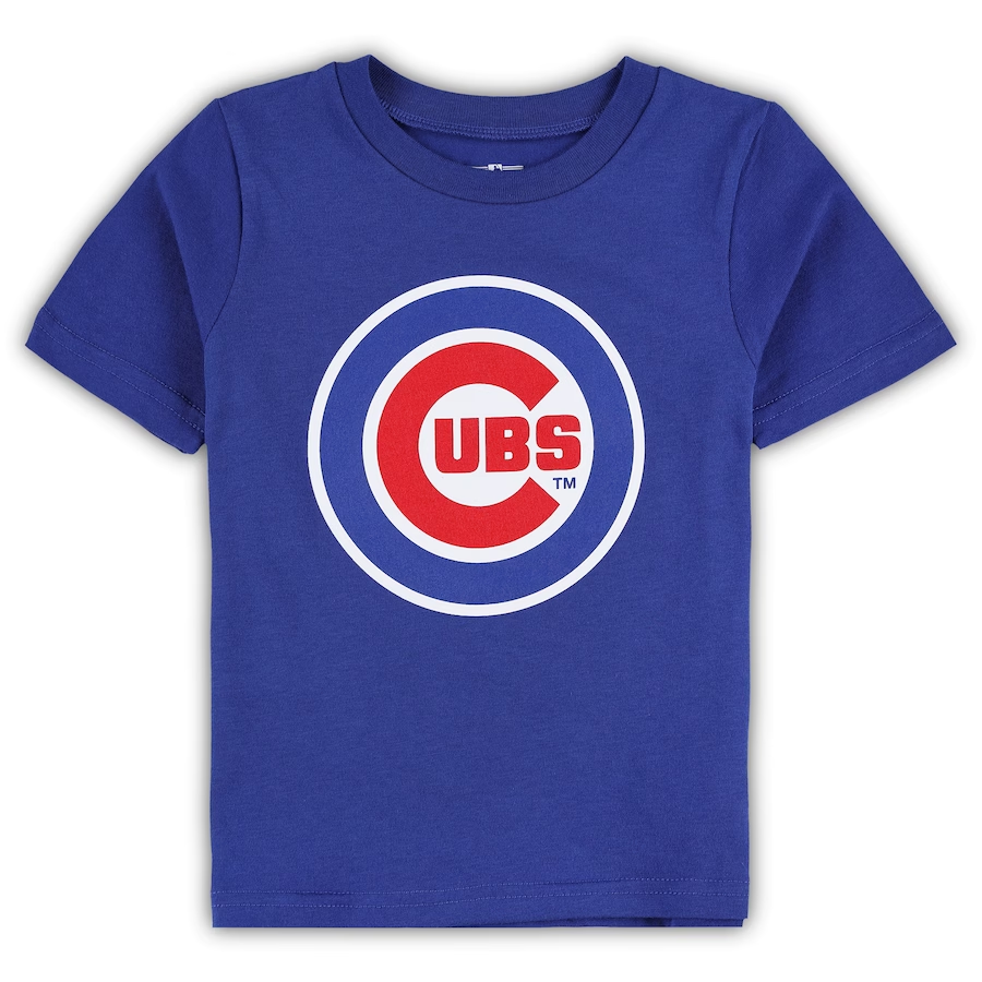 Outerstuff Chicago Cubs Youth Primary Logo T-Shirt 23 Blu / XL