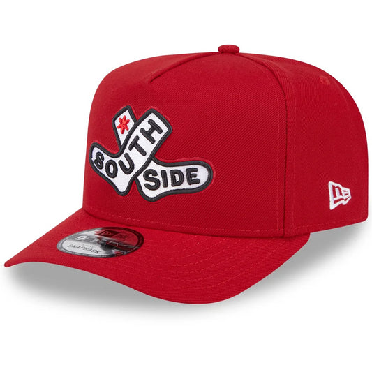 CHICAGO WHITE SOX 2025 MLB CITY CONNECT ALTERNATE A-FRAME 9FIFTY SNAPBACK HAT - RED