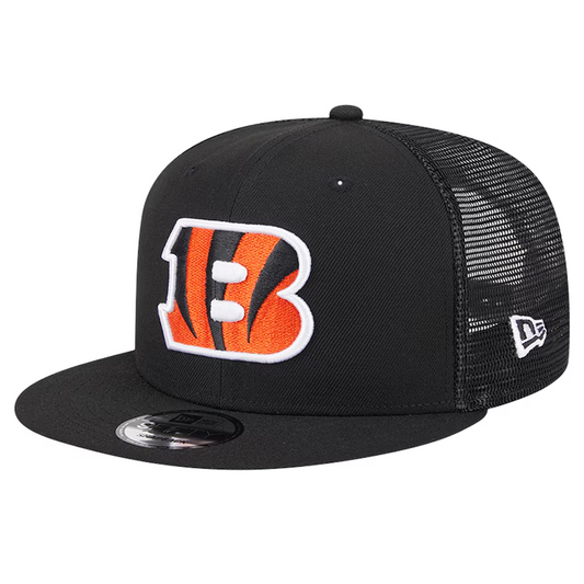 CINCINNATI BENGALS EVERGREEN TRUCKER 9FIFTY SNAPBACK - BLACK