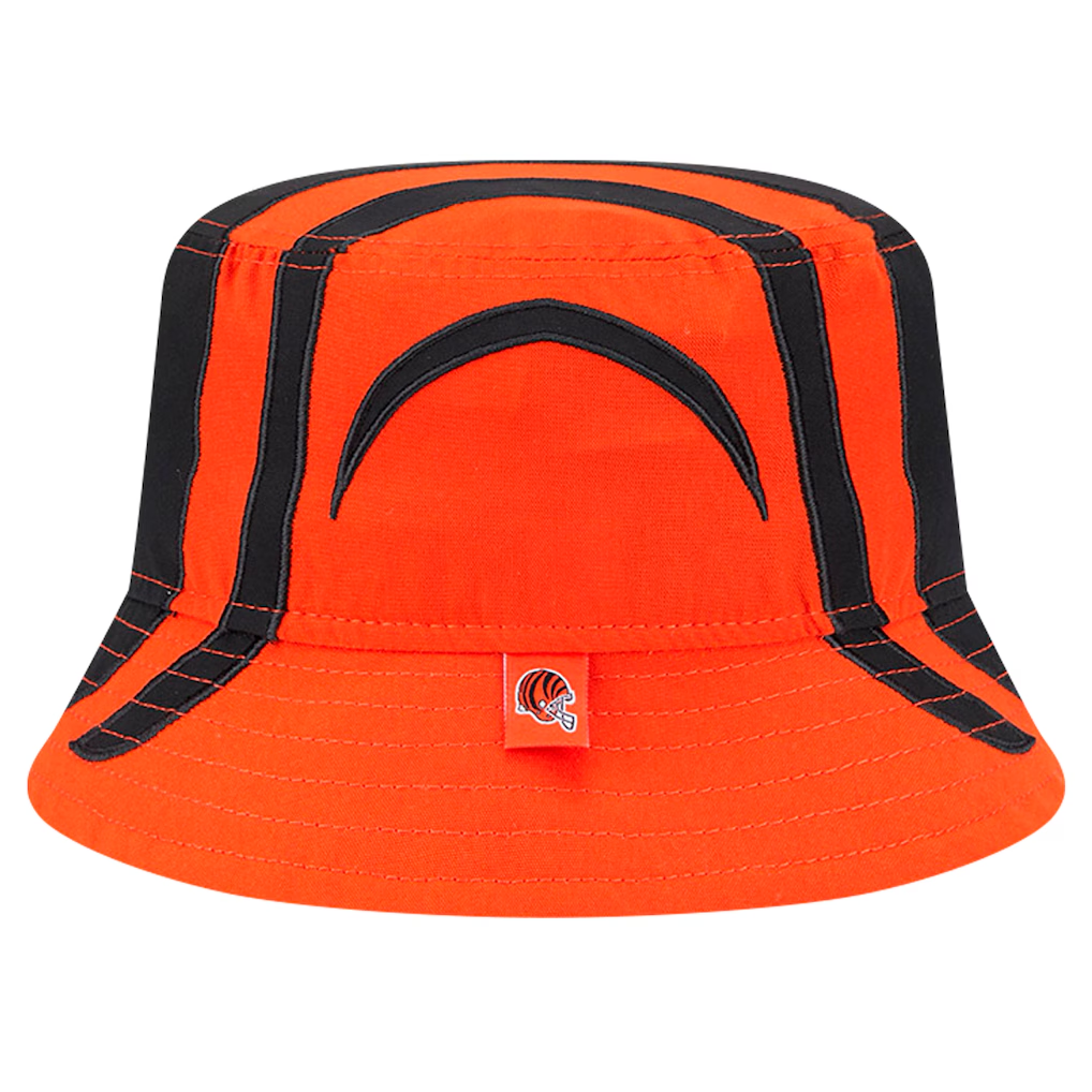CINCINNATI BENGALS HELMET PACK BUCKET HAT - ORANGE