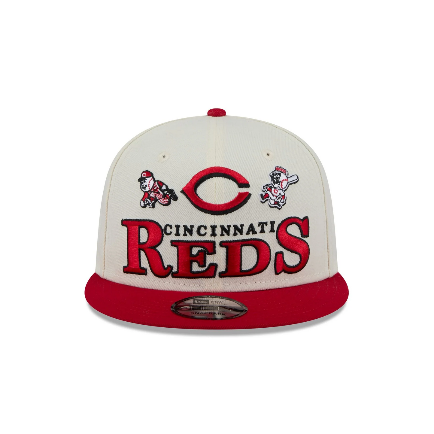 CINCINNATI REDS ARCHIVE 9FIFTY SNAPBACK HAT - CHROME WHITE
