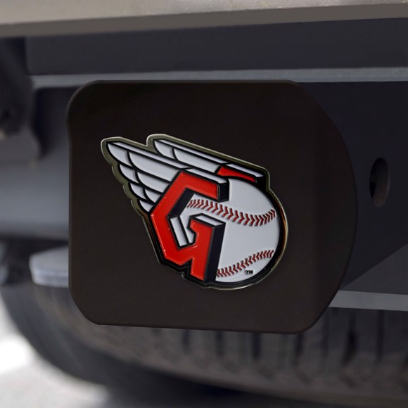 CLEVELAND GUARDIANS BLACK LOGO HITCH COVER