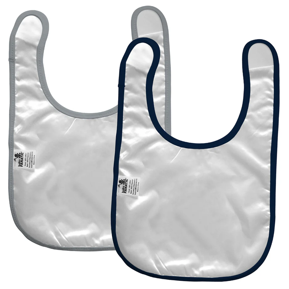 DALLAS COWBOYS BABY BIBS - 2 PACK - BLUE/GRAY