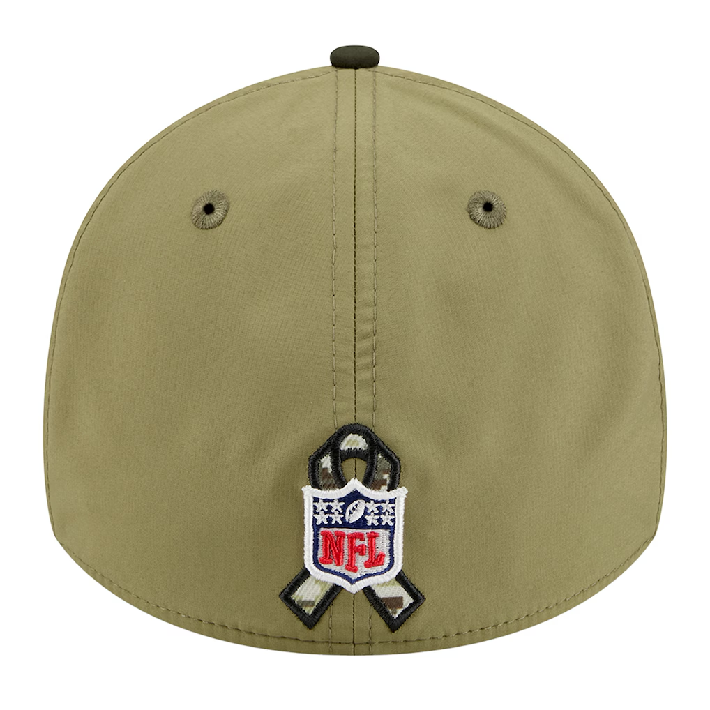 DALLAS COWBOYS 2025 NFL SALUTE TO SERVICE 39THIRTY FLEX FIT HAT - GREEN