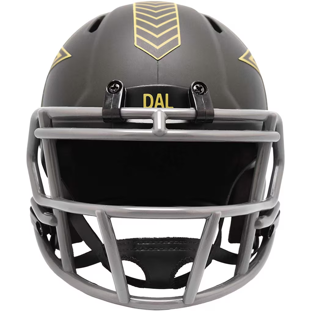 DALLAS COWBOYS 2025 NFL SALUTE TO SERVICE RIDDELL SPEED MINI HELMET