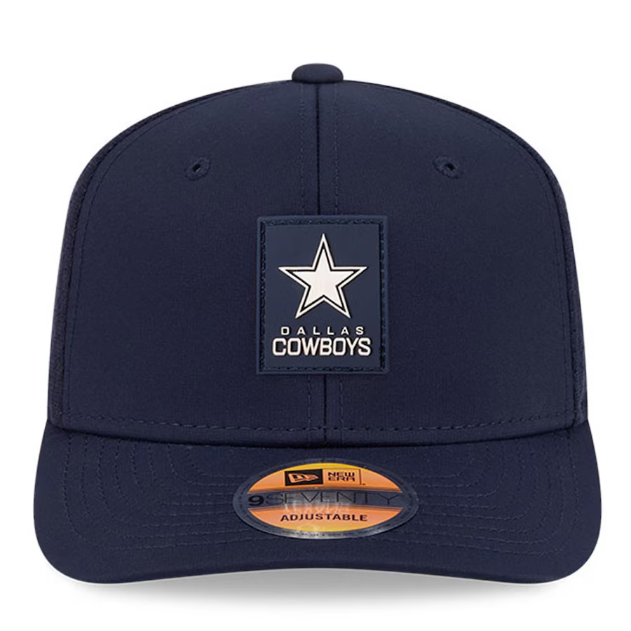 DALLAS COWBOYS 2025 NFL SIDELINE 9SEVENTY STRETCH-SNAP ADJUSTABLE HAT - NAVY